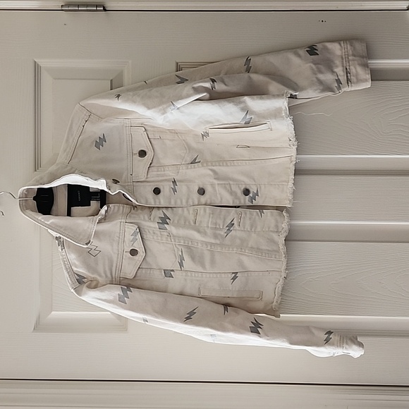 Denim crop jacket - Picture 1 of 9